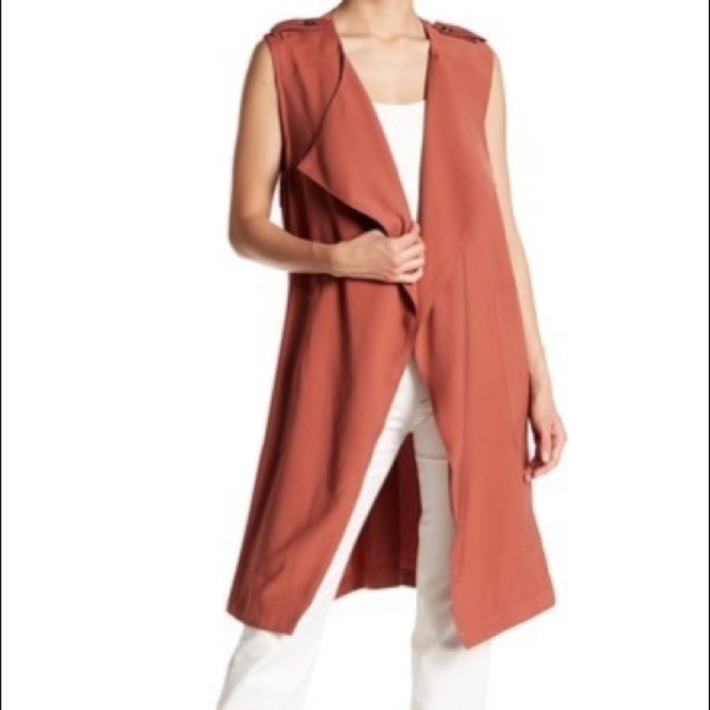 Elodie Sleeveless Trench Vest